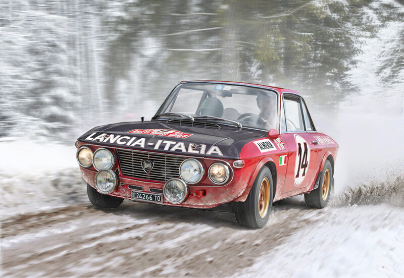 Italeri 3670 1:24 Lancia Fulvia HF Rallye Monte 1972