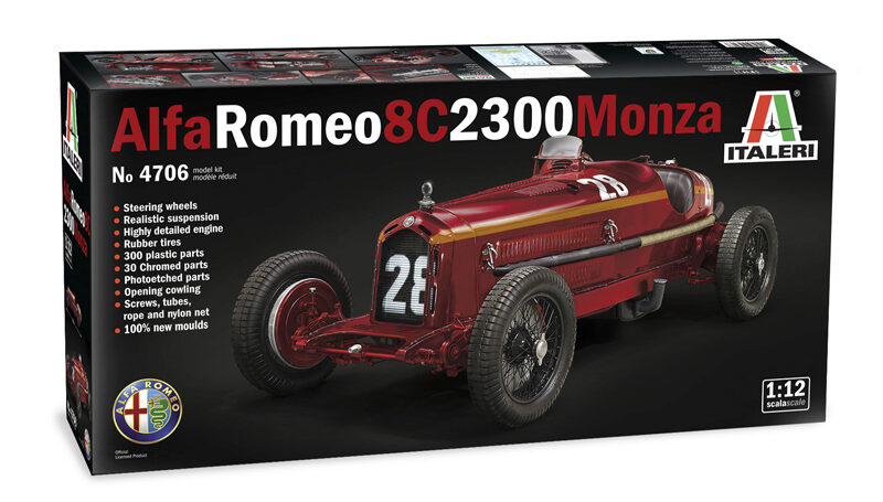 Italeri 4706 Alfa Romeo 8C 2300 Monza (Tazio Nuvolari)
