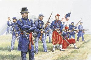 Italeri 6012 Union Infantry and Zouaves