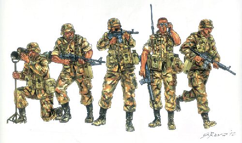 Italeri 6168 U.S. Infantry 90s