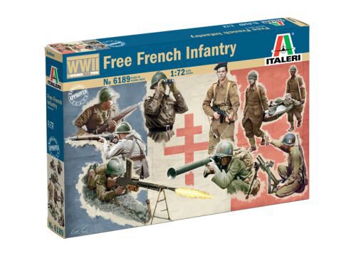 Italeri 6189 WWII - Free French Infantry