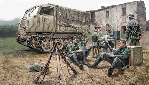 Italeri 6549 STEYR RSO/01 with GERMAN SOLDIERS