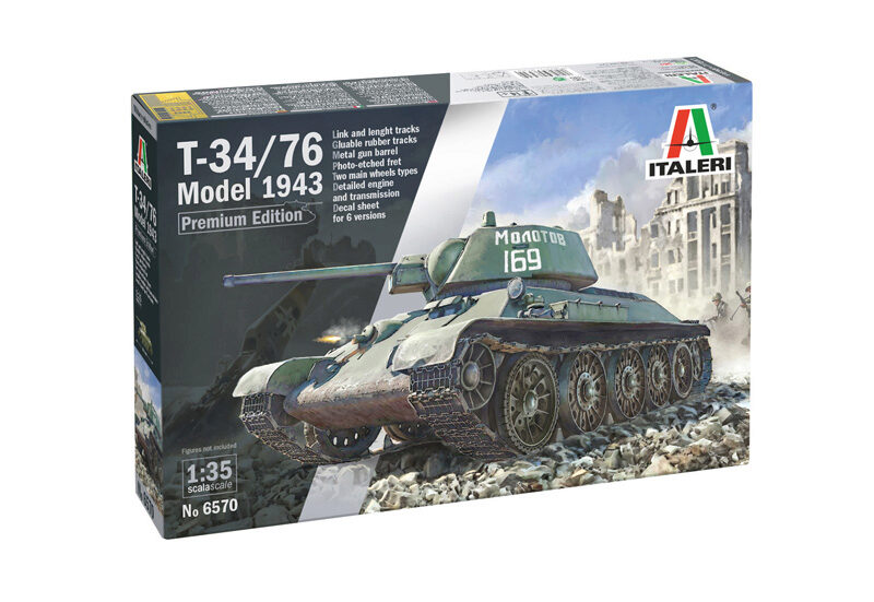 Italeri 6570 T-34/76 Model 1943 (PremiumEdition)