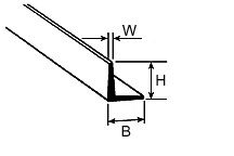 Plastruct 190501 AFS-1 Winkelprofil 1,2x1,2x250mm 10 Stück