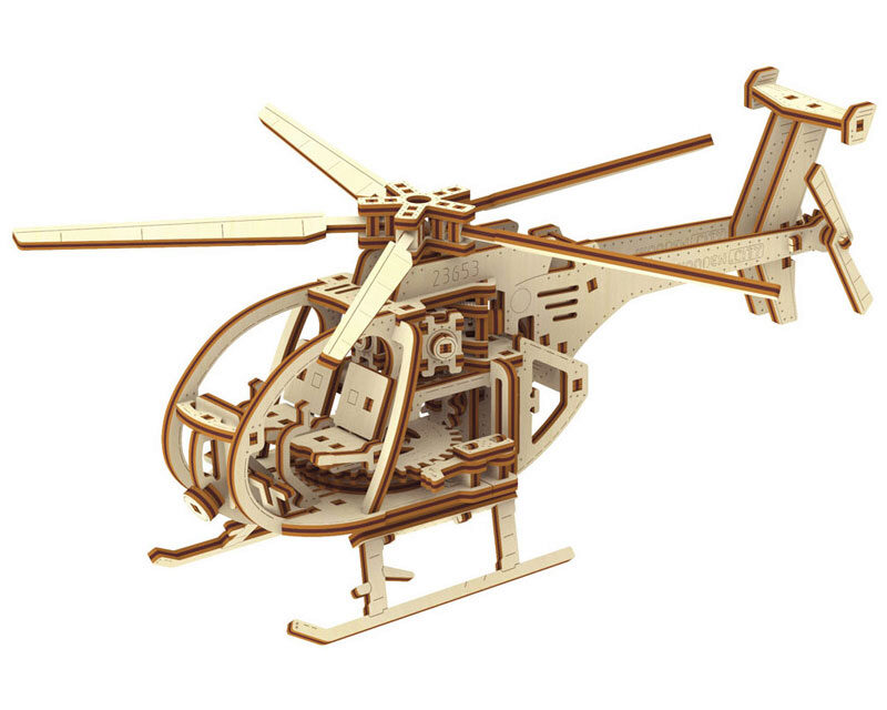 Wooden city 24844 Helikopter  3D-tec Bausatz