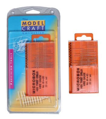Modelcraft 492046 Microbox 20 HSS Bohrer 61-80 Wire Gauge PDR4004