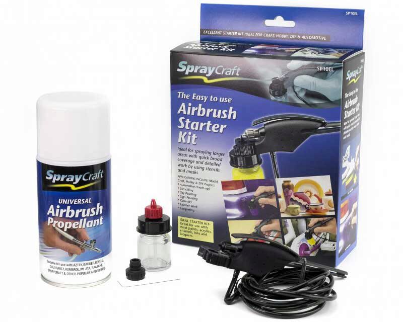 Spraycraft 493212 Easy-to-Use Airbrush Starter Kit SP10EL