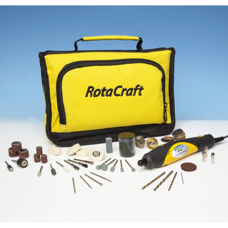 Rotacraft RC18X Mini Bohr- und Schleifgerät Tool kit + 75 tlg 220V
