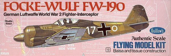 Guillows gu502 Focke-Wulf Balsabausatz