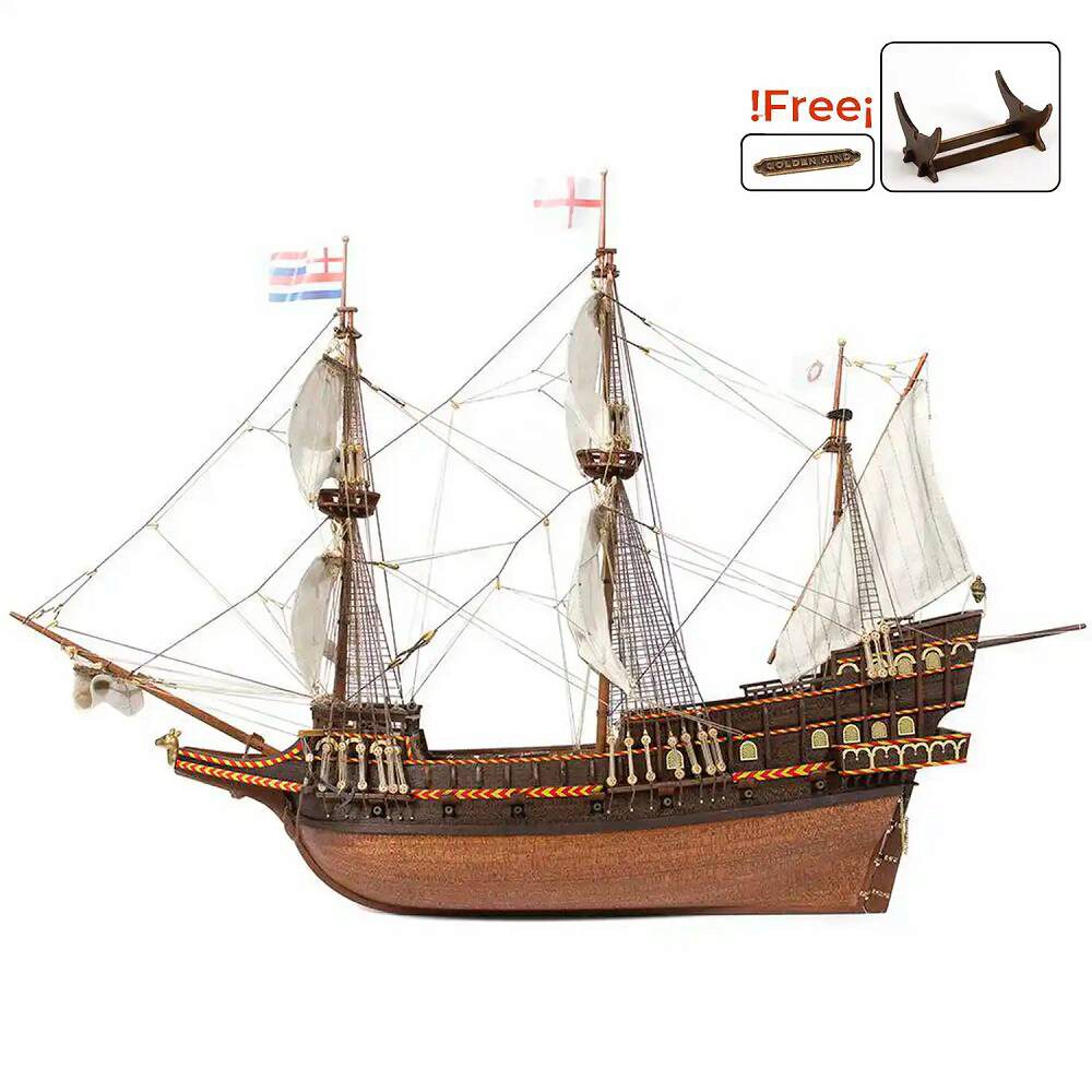 OCCRE oc12003 HMS Golden Hind Standmodellbausatz 1:85
