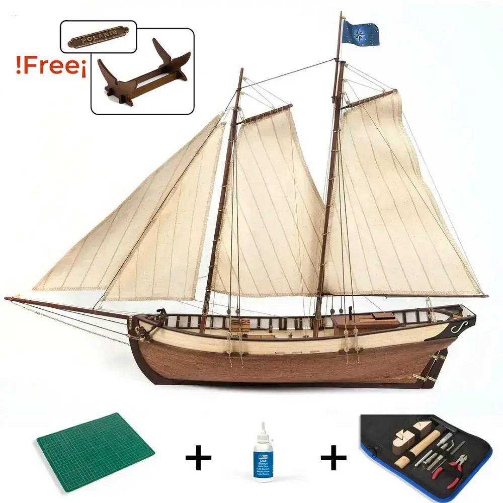 OCCRE oc12007S Polaris Bausatz 1:50 mit Werkzeug + Holzleim