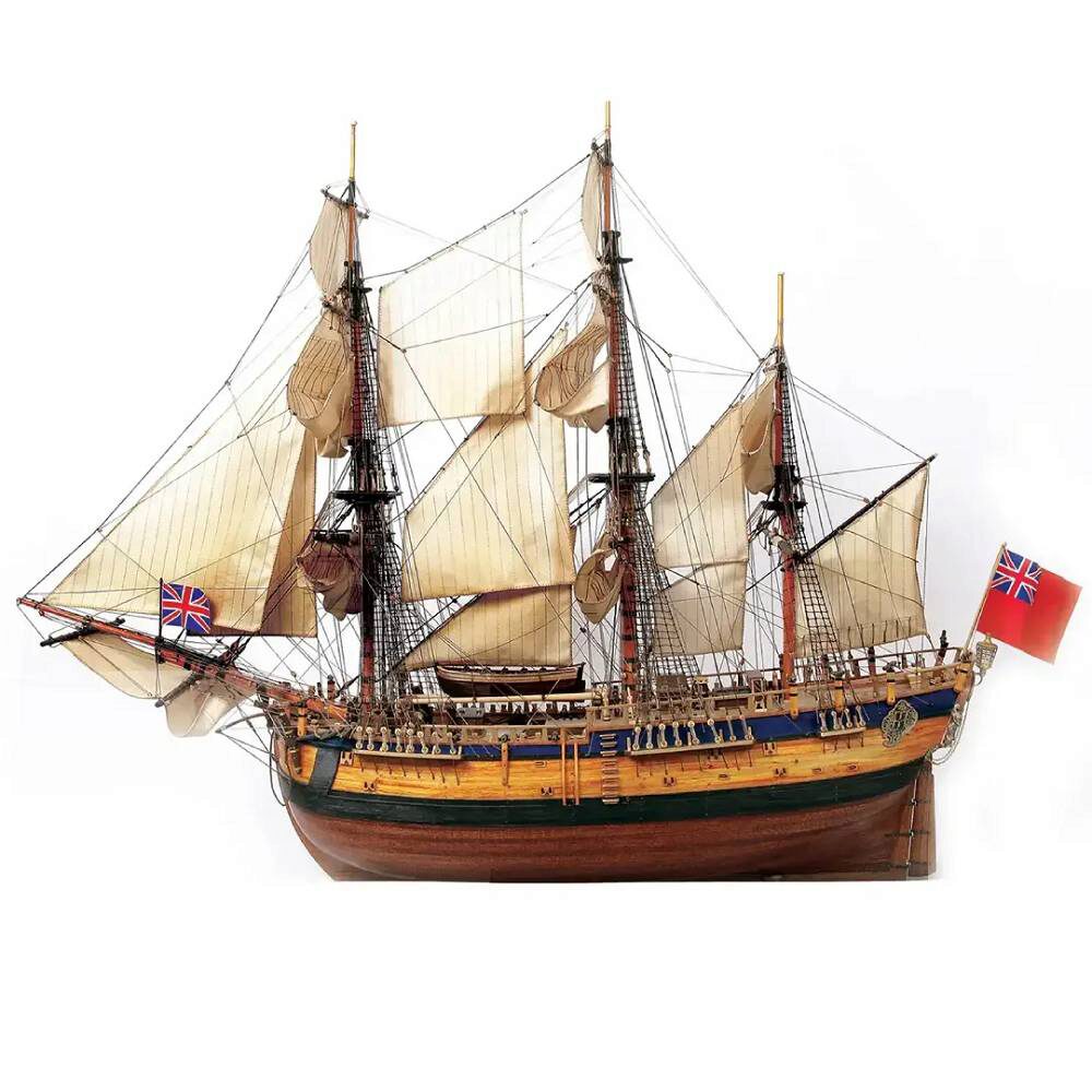 OCCRE oc14005 HMS Endeavour Standmodellbausatz 1:54