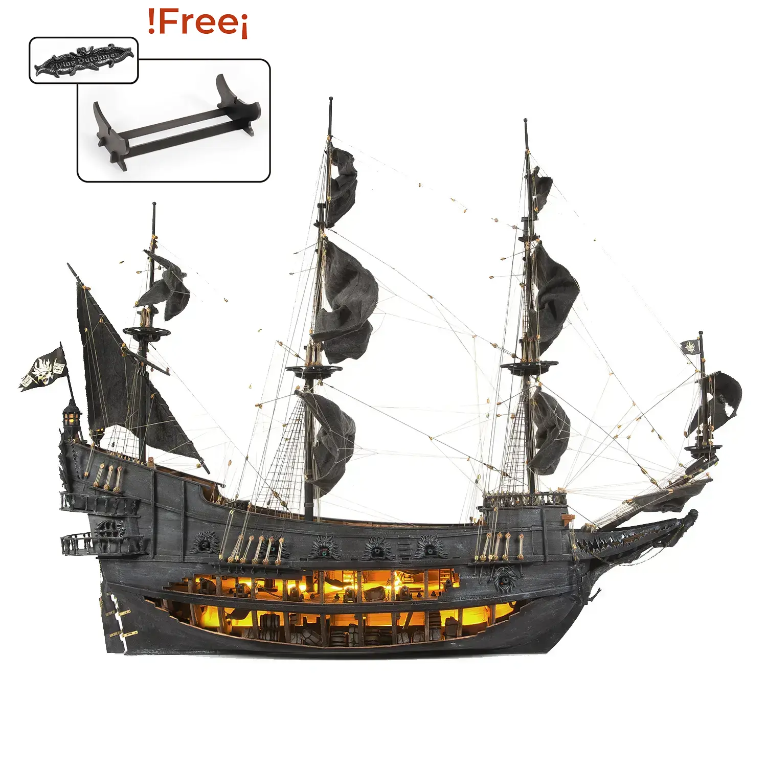 OCCRE oc14010 Fliegender Holländer Standmodellbausatz 1:50