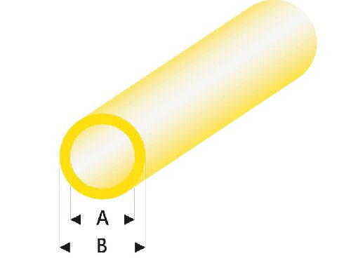 Raboesch rb424-55-3 Rohr transparent gelb 3x4x330 mm (5 Stück)