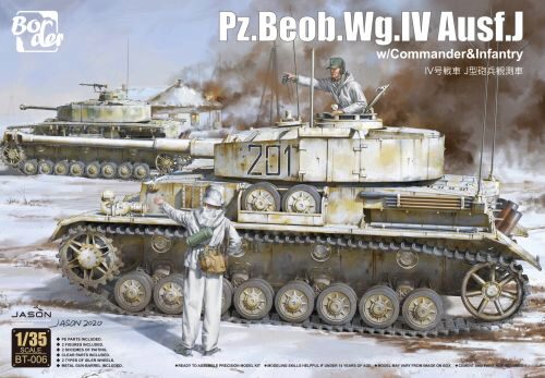 Border Model BT-006 Pz.Beob.Wg.IV Ausf.J w/ Commander + Infantryman