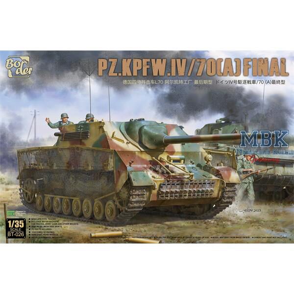 Border Model BT-026 Jagdpanzer IV L/70, Panzer IV/70(A) final
