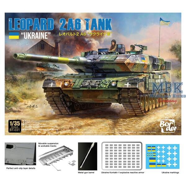 Border Model BT-031 Leopard 2 A6 MBT Ukraine