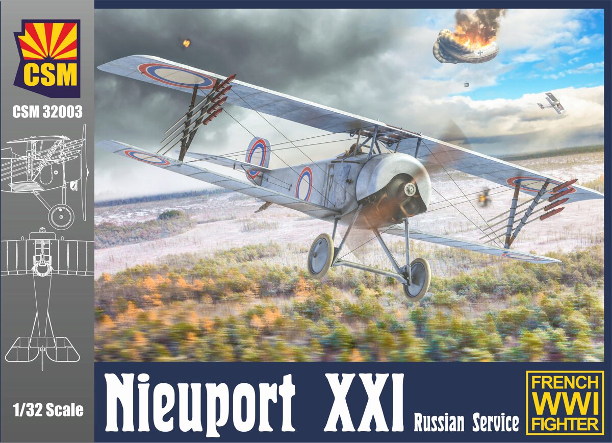Copper State Models 32003 Nieuport XXI in Russian Service