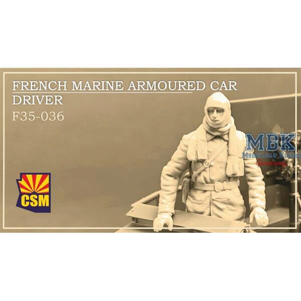 Copper State Models F35036 French marine armoured car driver