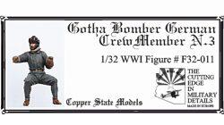 Copper State Models F32011 Gotha Bomber German Crew Member N.3