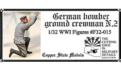 Copper State Models F32015 German bomber ground crewman N.2