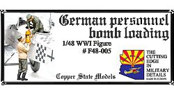 Copper State Models F48005 German personnel - bomb loading