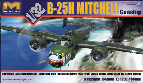 HK Models 01E02 B-25J Mitchell Strafer