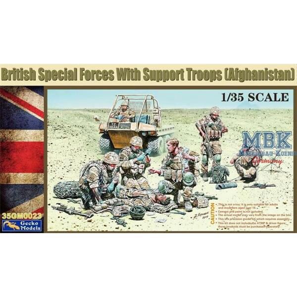Gecko Models 35GM0023 British Special Forces w/ Support Troops (Afgh.)