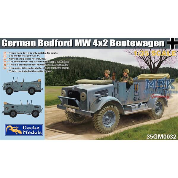 Gecko Models 35GM0032 German Bedford MW 4x2 Beutewagen