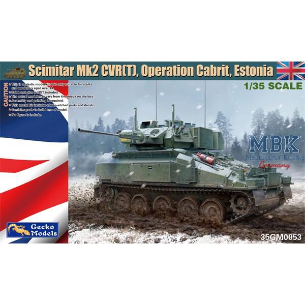 Gecko Models 35GM0053 Scimitar Mk2 CVR(T),Operation Cabrit, Estonia