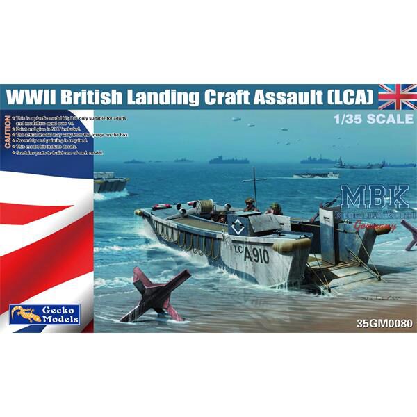 Gecko Models 35GM0080 WWII British Landing Craft Assault (LCA)