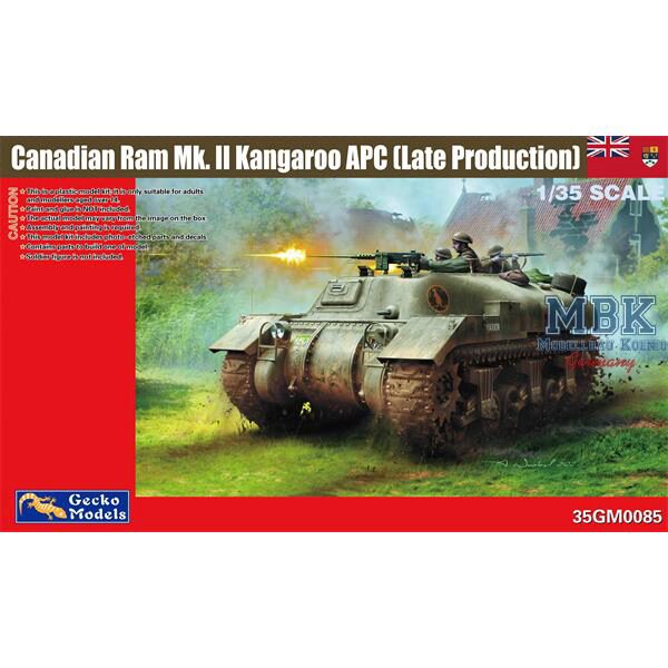 Gecko Models 35GM0085 Canadian Ram Mk. II Kangaroo APC (Late Production)