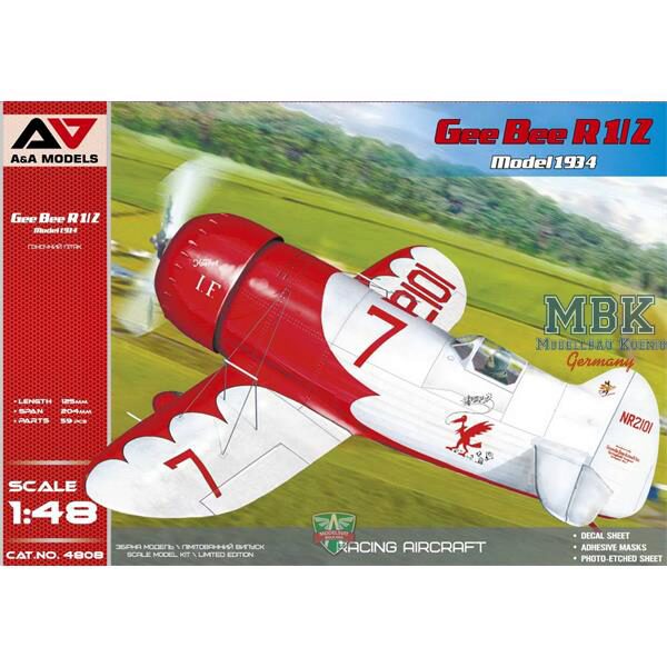 A&A Models AAM4808 Gee Bee R1/R2 (1934 version)