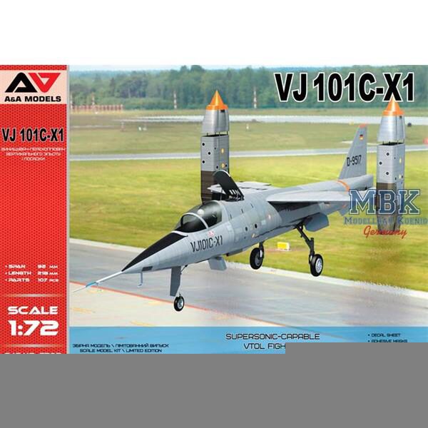 A&A Models AAM7203 VJ-101C-X1 Supersonic-Capable VTOL Fighter