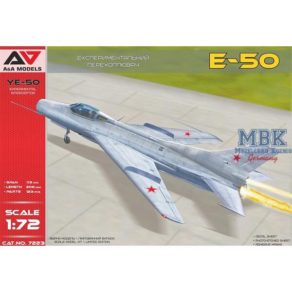 A&A Models AAM7223 Ye-50 experimental fighter