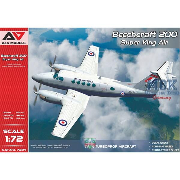 A&A Models AAM7224 Beechcraft 200  Super King Air 