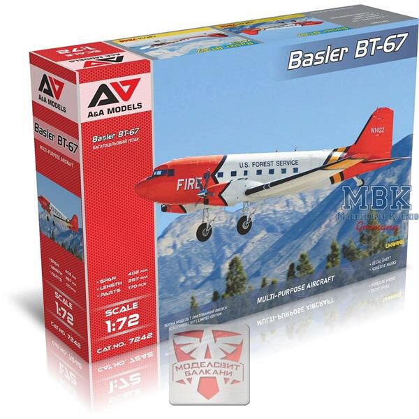 A&A Models AAM7242 BT-67 (DC-3) Turboprop utility aircraft