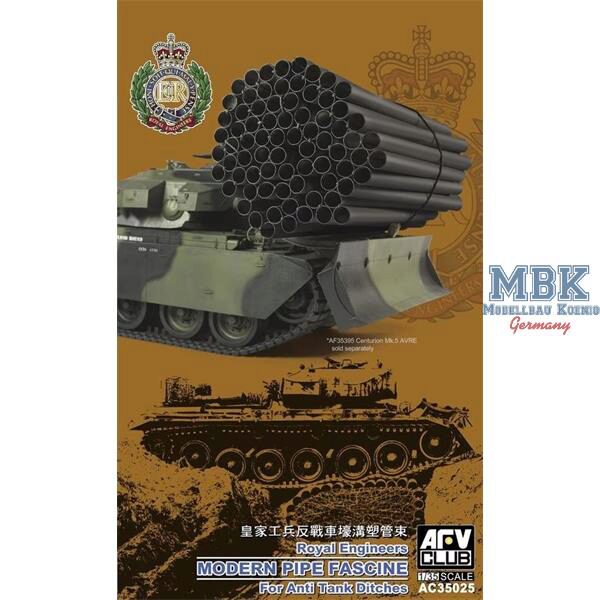 AFV Club AC35025 Royal Engineers Modern Pipe Fascine-Anti Tank Dit.
