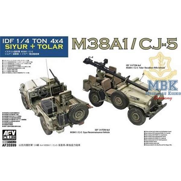 AFV Club AFV35S99 M38A1 / CJ-5 Siyur Recce + Tolar fire support veh.