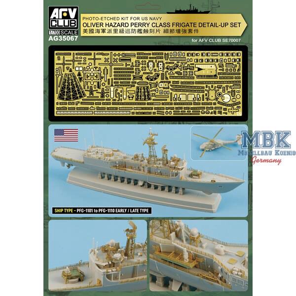 AFV Club AG35067 Photo-etched kit for Oliver Hazard Perry Class