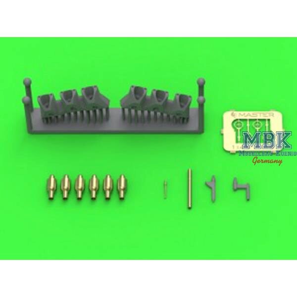 Master AM-48-180 Curtiss P-40E - gunsight, Pitot Tube & Browning MG