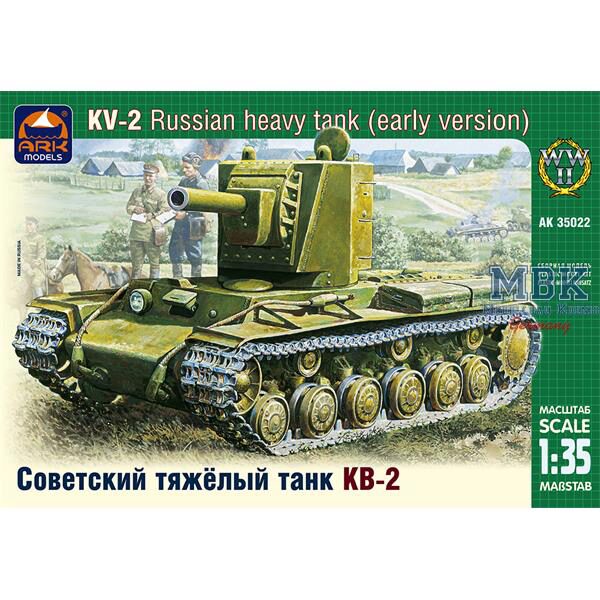 ARK MODEL ARK35022 Russian heavy tank KV-2 (early version)
