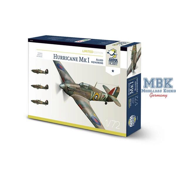 ARMA HOBBY ARMA70024 Hawker Hurricane Mk.I Allied Squadrons (limited)