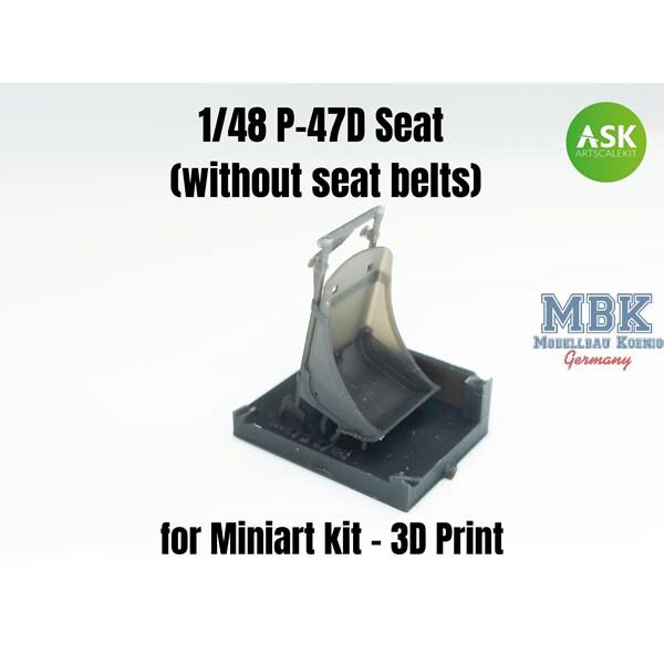 Artscale ASK200-A48011 P-47D Seat (without seat belts)