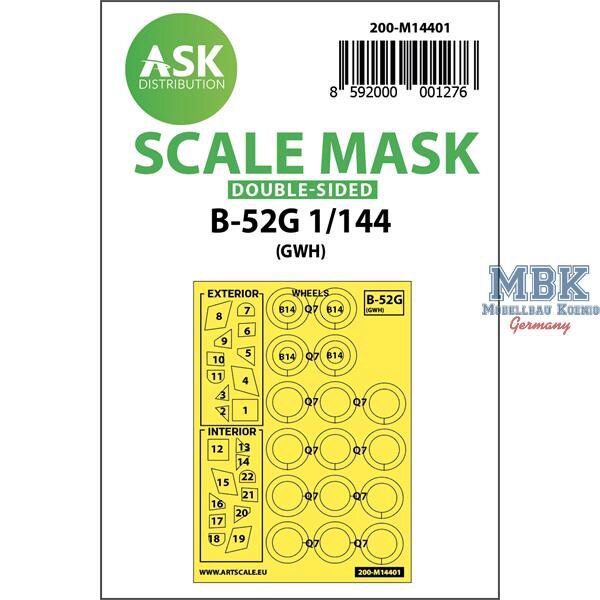 Artscale ASK200-M14401 B-52G double-sided painting mask for G.W.H.