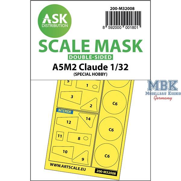 Artscale ASK200-M32008 A5M2 Claude double-sided express masks (SH)