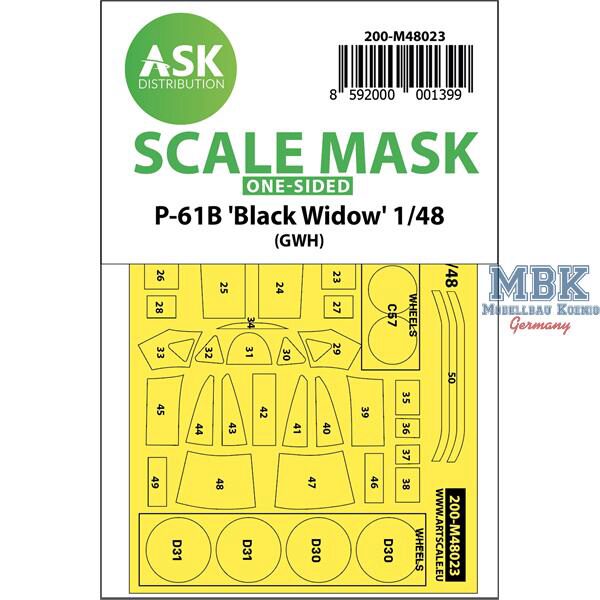 Artscale ASK200-M48023 P-61 Black Widow one-sided GWH
