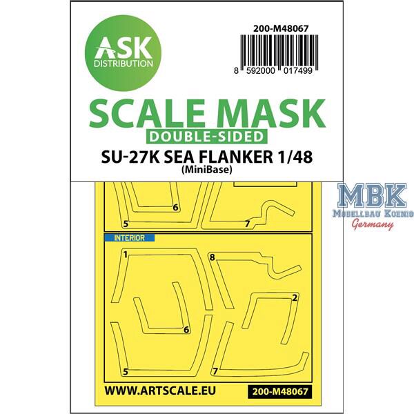Artscale ASK200-M48067 Su-27K Sea Flanker double-sided expr.mask Minibase