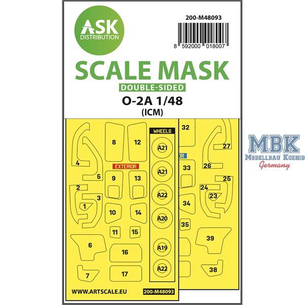 Artscale ASK200-M48093 O-2A double-sided mask self-adhesive, pre-cutted