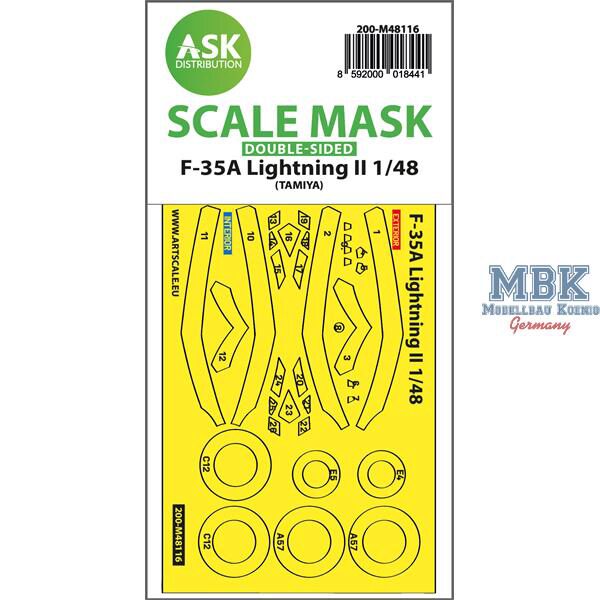 Artscale ASK200-M48116 F-35A Lightning II double-sided express mask